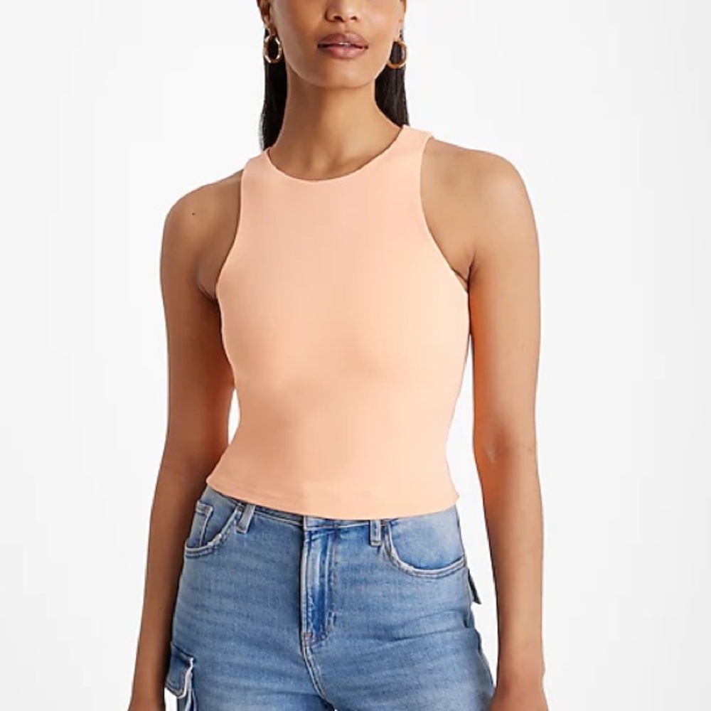 Express Body Contour High Neck Top